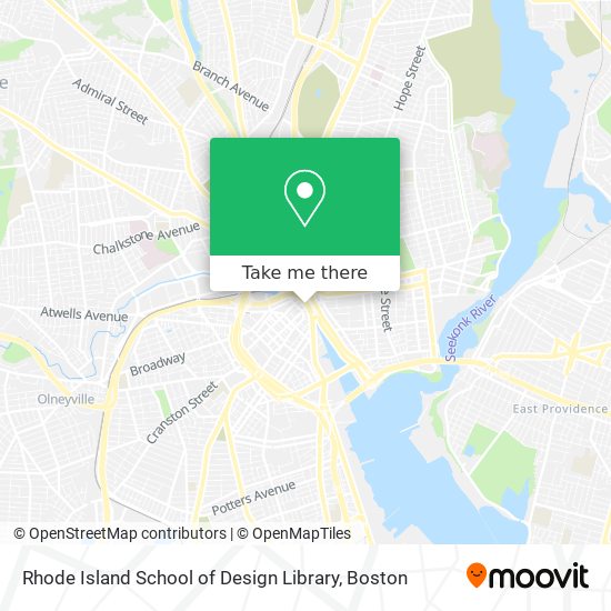 Rhode Island School of Design Library map