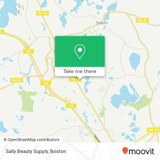 Sally Beauty Supply map