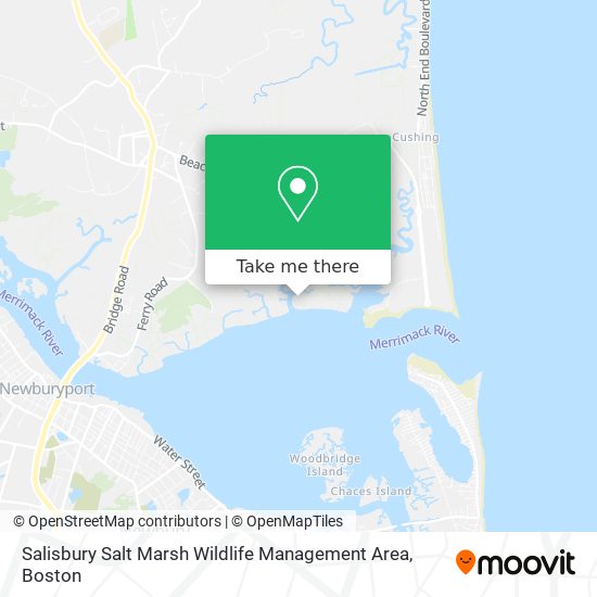 Salisbury Salt Marsh Wildlife Management Area map