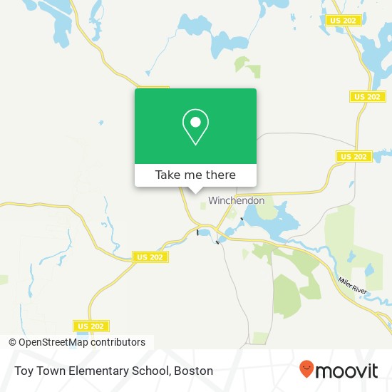 Toy Town Elementary School map