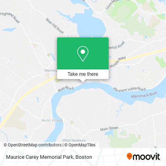 Mapa de Maurice Carey Park