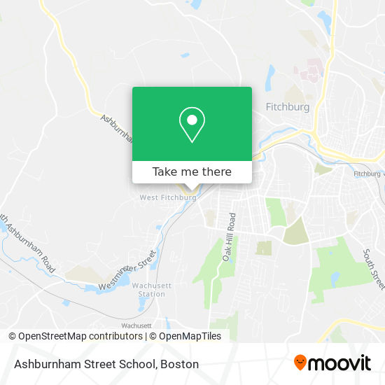Mapa de Ashburnham Street School