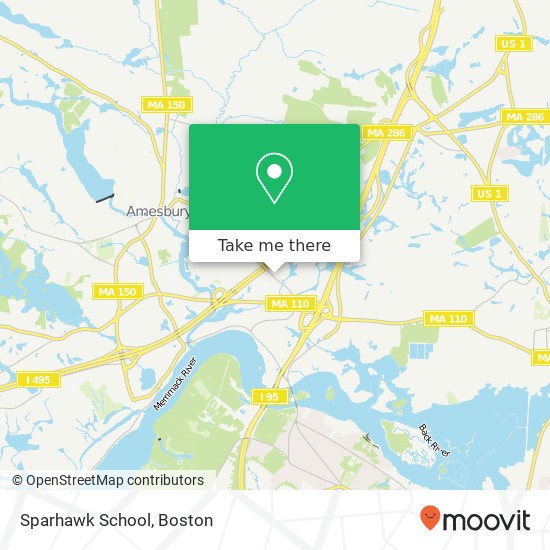 Sparhawk School map