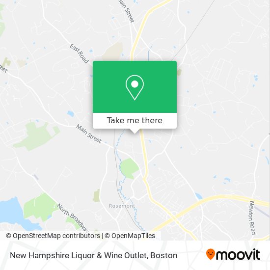 Mapa de New Hampshire Liquor & Wine Outlet