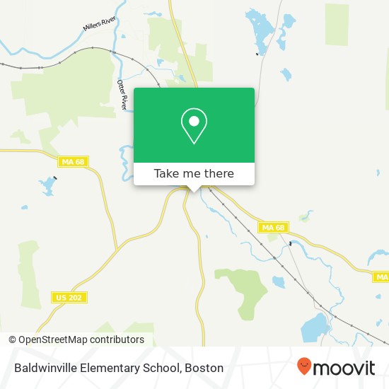 Mapa de Baldwinville Elementary School