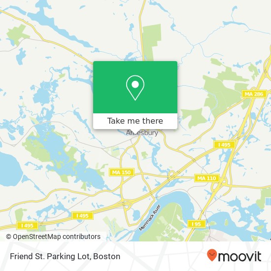 Mapa de Friend St. Parking Lot