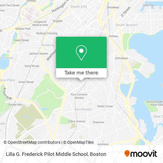 Mapa de Lilla G. Frederick Pilot Middle School