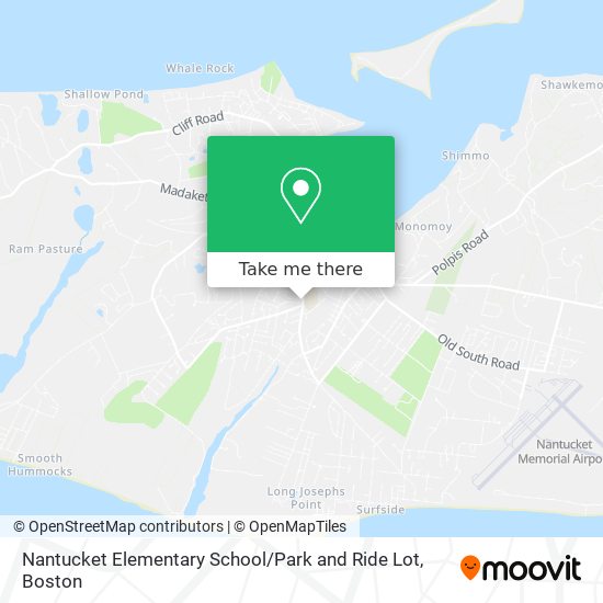 Nantucket Elementary School / Park and Ride Lot map