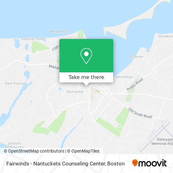 Mapa de Fairwinds - Nantuckets Counseling Center