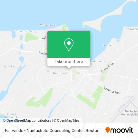 Fairwinds - Nantuckets Counseling Center map