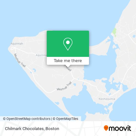 Chilmark Chocolates map