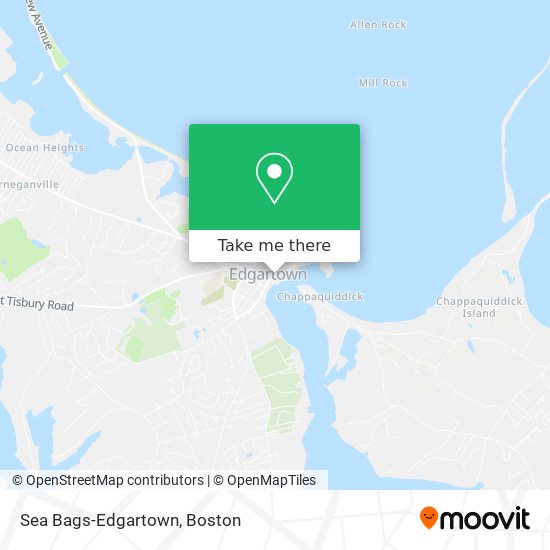 Sea Bags-Edgartown map