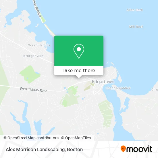 Alex Morrison Landscaping map