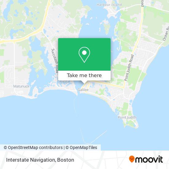 Interstate Navigation map