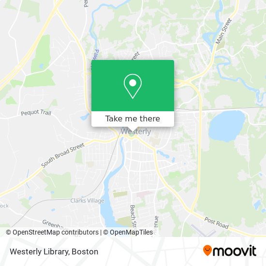 Mapa de Westerly Library