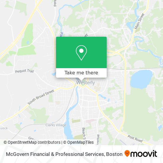 McGovern Financial & Professional Services map