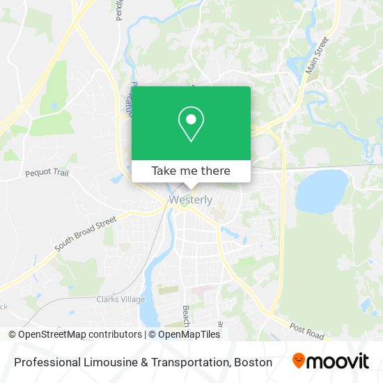 Mapa de Professional Limousine & Transportation