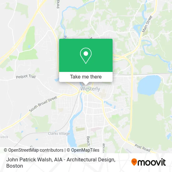 John Patrick Walsh, AIA - Architectural Design map