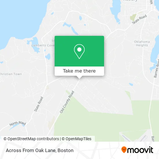 Across From Oak Lane map