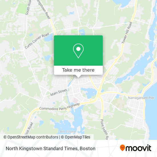 North Kingstown Standard Times map
