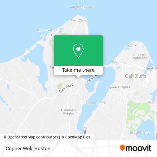 Copper Wok map