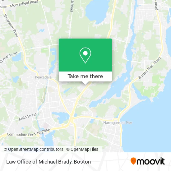 Law Office of Michael Brady map