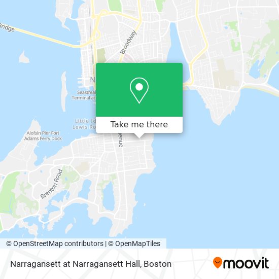 Mapa de Narragansett at Narragansett Hall