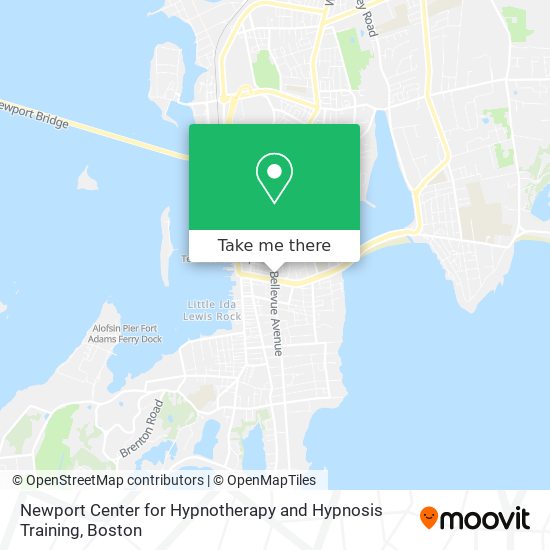 Newport Center for Hypnotherapy and Hypnosis Training map