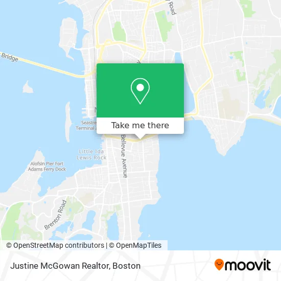 Justine McGowan Realtor map