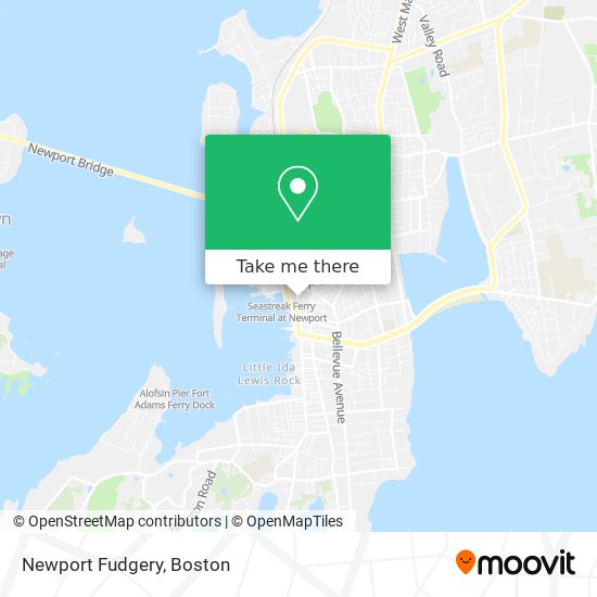 Mapa de Newport Fudgery
