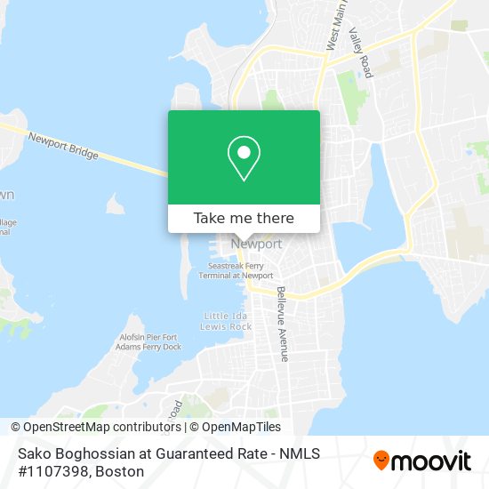 Mapa de Sako Boghossian at Guaranteed Rate - NMLS #1107398