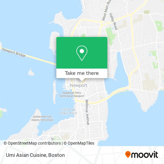 Mapa de Umi Asian Cuisine