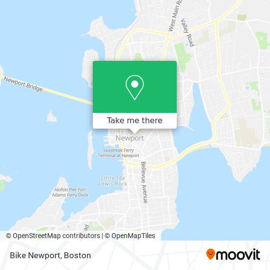Mapa de Bike Newport
