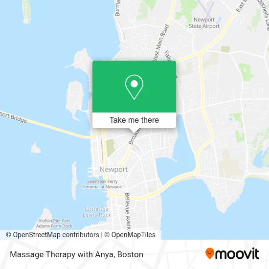 Mapa de Massage Therapy with Anya
