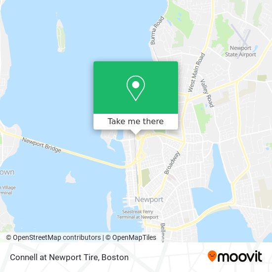 Mapa de Connell at Newport Tire