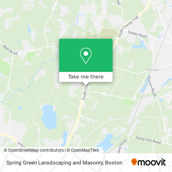 Spring Green Lansdscaping and Masonry map