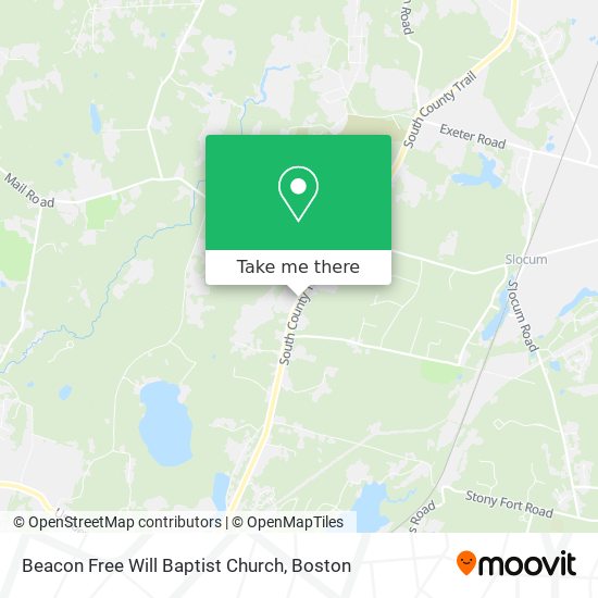 Beacon Free Will Baptist Church map