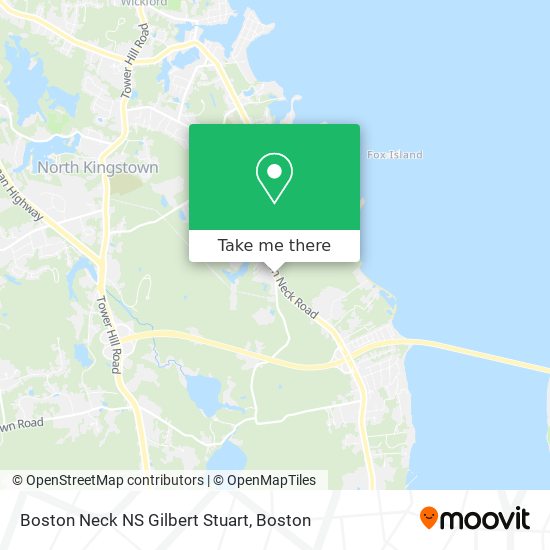 Boston Neck NS Gilbert Stuart map