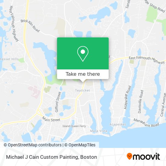 Michael J Cain Custom Painting map