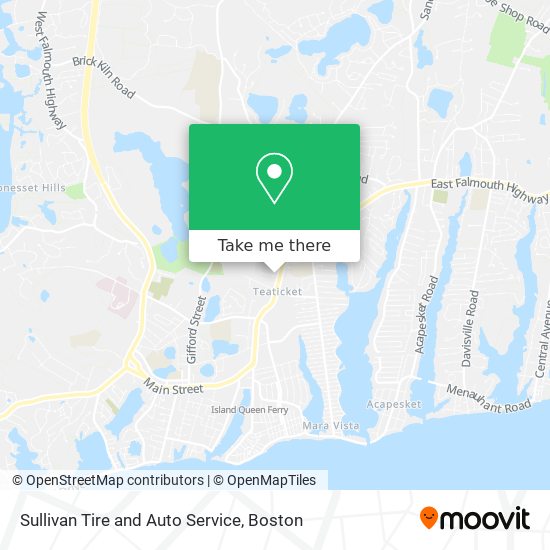 Sullivan Tire and Auto Service map