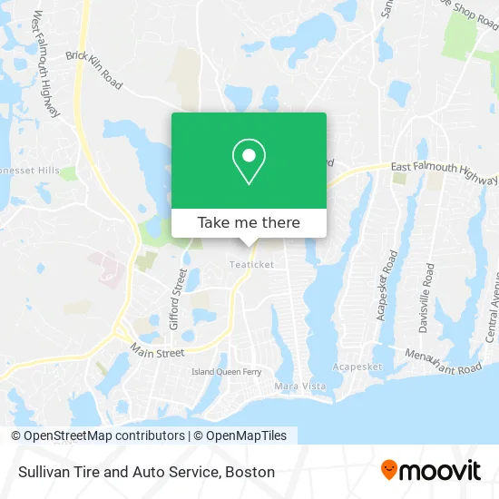 Mapa de Sullivan Tire and Auto Service