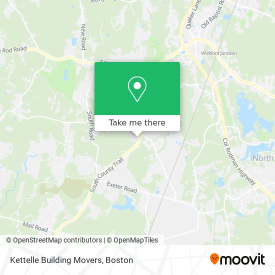 Kettelle Building Movers map
