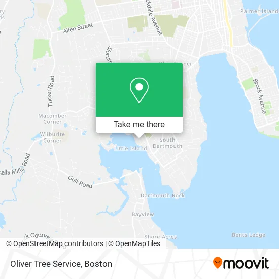 Oliver Tree Service map