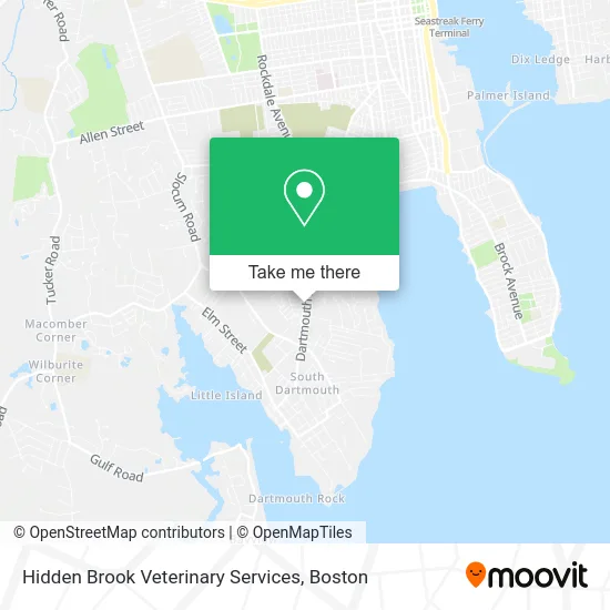 Hidden Brook Veterinary Services map