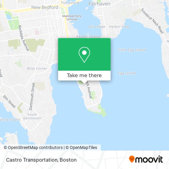 Castro Transportation map