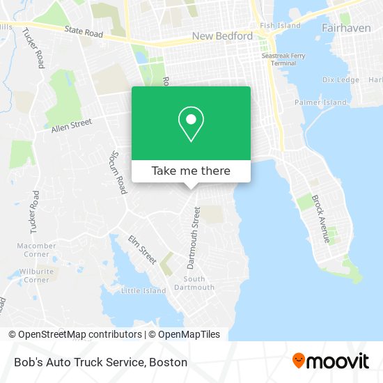 Bob's Auto Truck Service map