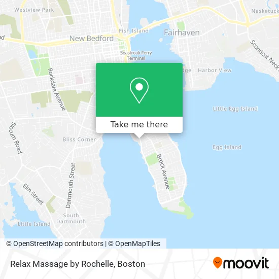 Relax Massage by Rochelle map