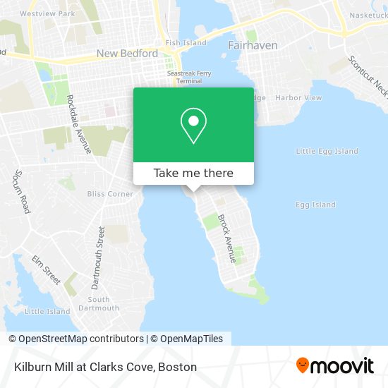 to get to Kilburn at Cove in New Bedford by Bus?