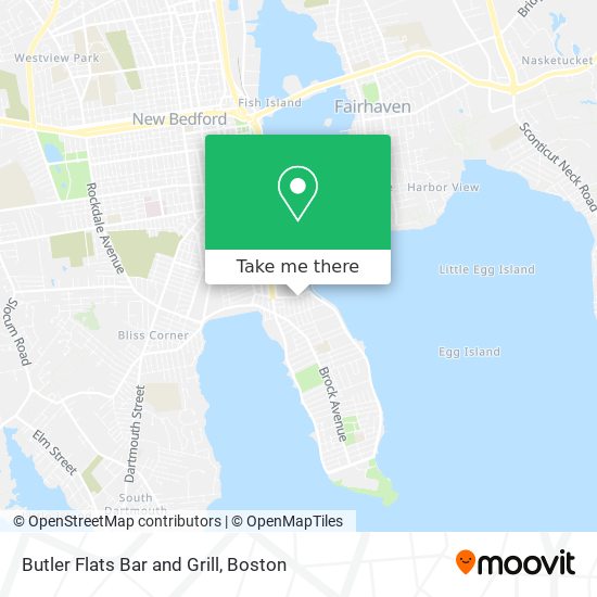 Mapa de Butler Flats Bar and Grill