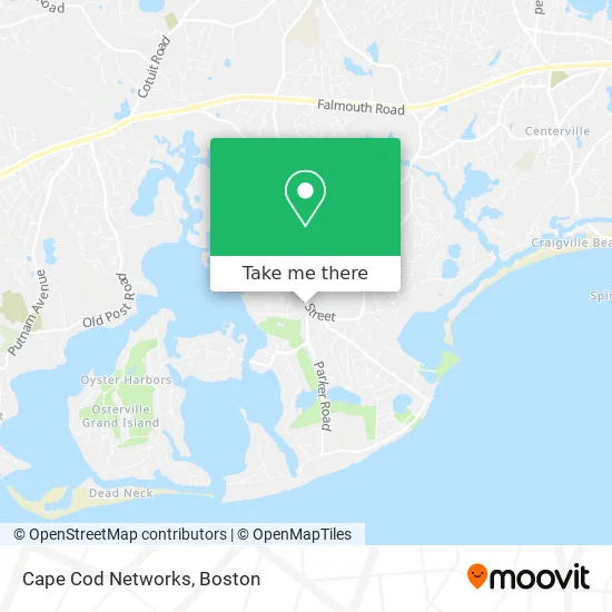 Cape Cod Networks map